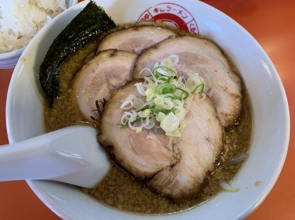 【キムラーメン】極バランスチャーシュー！３枚チャーシュー追加しました！